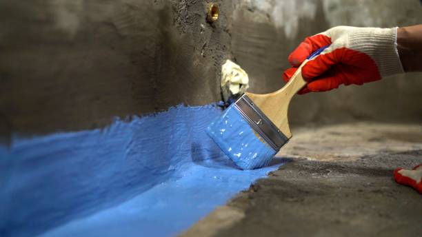 Commercial Foundation Crack Repair project at a Monroe, MI business property by SJ Waterproofing Pros